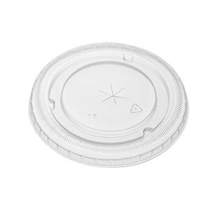 Restaurantware Plastic Cup Lids 100 Pack Fits 12 and 20 oz Cold Cups with Straw Slot Disposable Beverage Drinking Lids for Concession Stands, Bars, Kiosks