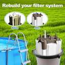 DEX3600DC Filter Element Cluster Assembly Compatible with Hayward 36 Sq Ft. Pro-Grid DE Filter for Models DE3620, DE3600 Filters