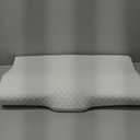 Derila King Size Neck Pillow for Sleeping, Ergonomic & Cervical Pillow for Neck Support & Relief, Memory Foam Side Sleeper Pillows, Bed Contour Pillows for Back, Stomach Sleepers (King Size (23.6" x 13.4" x 4.3"), 1 Pillow_white)