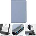 CoBak Case for 6" E-Reader - PU Leather Smart Cover with Auto Sleep/Wake & Hand Strap, not Compatible with Kobo Clara,Purple Skin