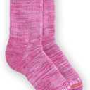 pistil Women's Dakota Crew Socks (Large, Pink)