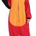 BGOKTA Halloween Animal Onesie Pajamas for Adults Costume Cosplay Homewear One Piece