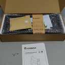 Dorhors 2 Tier Bathroom Counter Organizer Storage,Vanity Organizer for Bathroom Counter,Wood Standing Rack for Kitchen(Black)