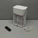 Portable Air Conditioners Personal Air Cooler, 3 in 1 Evaporative Air Cooler with 3 Wind Speeds, Large Water Tank, LED Night Lights, 6H Timer, Air Cooling Fan for Bedroom Office (White)