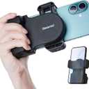 Phone Camera Grip Snap Grip for iPhone 16/15/14/13/12/11 Plus Pro Max with Tripod & Detachable Shutter Remote,Smartphone Selfie Handle for Android Phone Vlog Video Shoot