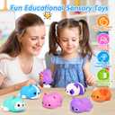 Cat Squishies Stress Balls for Adults Kids: 6PCS Jumbo Animal Squishies Slow Rising Fidget Sensory Toys Classroom Prizes Party Favors Valentines Gifts Easter Goodie Bags Christmas Stocking Stuffers