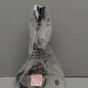 21" Set of 2 Touch Control Table Lamps with 2 USB & AC Outlets, 3-Way Dimmable Modern Nightstand Lamps for Bedroom Living Room Office Reading, White Shade Bedside Lamps, 5000K LED Bulbs Included. (White Linen & Brushed Nickel(Base)-5000K)