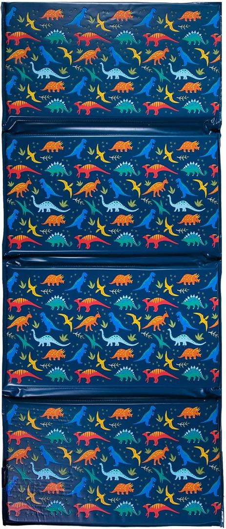 Wildkin Kids Vinyl Nap Mat Foldable, Durable Rest Mat for Daycare & Preschool