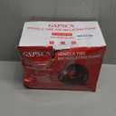 GSPSCN 6X Faster Inflation Tire Inflator Heavy Duty Double Cylinders with Portable Bag- Car AccessoriesMetal 12V Air Compressor Pump 150PSI with Adapter for Car, Truck, SUV Tires, Dinghy, Air Bed (Silver)