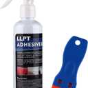 LLPT Adhesive Remover 8.8 fl oz with Plastic Scrapper Surface Safe Removes Labels Stickers Decals Adhesive Tape Residue Tar Grease Chewing Gum (49503-1) (8.8 oz 1 Pack)