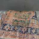 Hallway Washable Runner Rug - 2x7 Kitchen Rugs Entryway Rug Runner Vintage Soft Floor Mat Non Slip Indoor Farmhouse Carpet for Bathroom Living Room Bedroom (2 X 7, Orange)