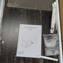 Litter Box Enclosure, Hidden Litter Box Furniture Cabinet with Storage, Cardboard and Sensor Light, Wood Indoor Cat House Washroom, Farmhouse Style, Rustic Brown