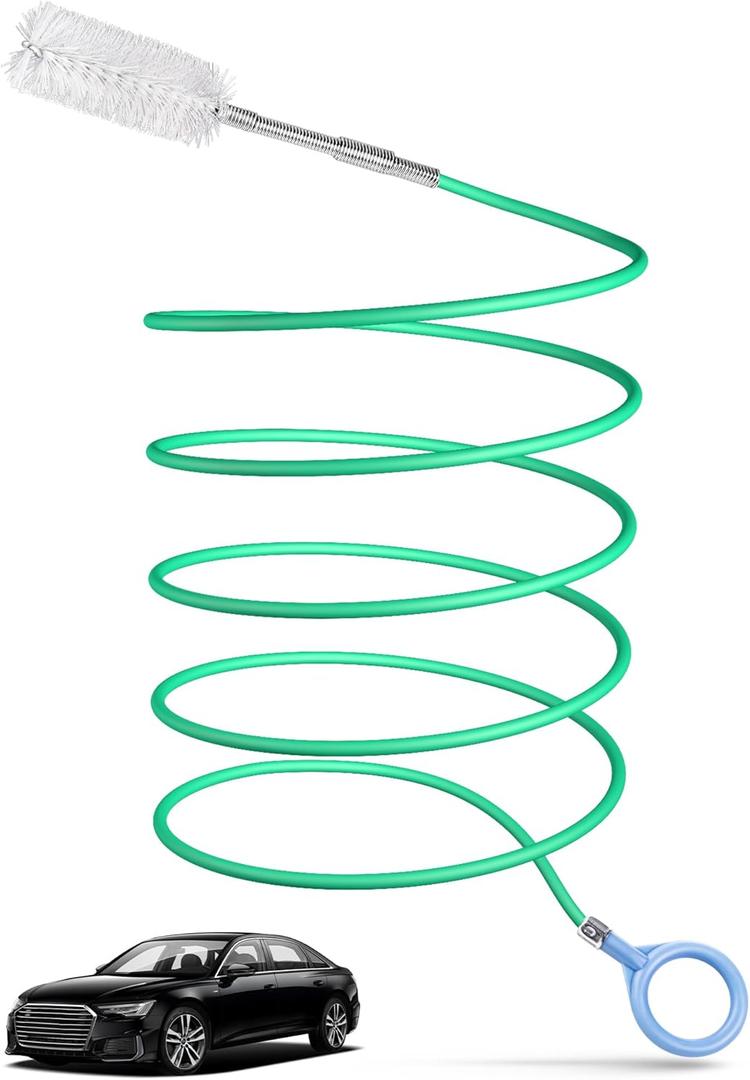 Upgraded Auto Sunroof Drain Cleaning Tool, 78 Inch Flexible Drain Brush Long Pipe Cleaners for Car, Tube Cleaning Brush Slim Drain Dredging Tool Perfect for Car Sunroof, Windshield Wiper Drain Hole