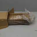 UNISHADES Cordless Bamboo Roman Shades for Windows, Blinds Size (30.5" W 64" H) Colour (Highfield Teak)