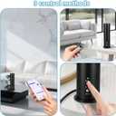 Waterless Essential Oil Diffuser for Large Room, 1000 Sq Ft Coverage with Bluetooth App & Remote Control, Cold Air Aromatherapy Machine for Home Office, Quiet Operation, Black