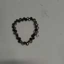 TENOC Beaded Phone Wrist Strap, Cellphone Lanyard Chain, Sparkling Wristlet Bracelet for Women, Black