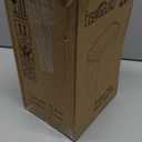 CEROELDA 3 Pack Bathroom Trash Can with Lid, 10L/2.6 Gal Small Garbage Can with Press Top Lid, Slim Plastic Waste Basket for Toilet, Office, Bedroom (White, 3 Pack)