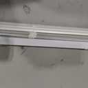 No Tools No Drill 1" Cordless Mini Blinds, Horizontal Light Filtering Blind, Vinyl Blinds for Indoor Windows 29.5" W x 36" H, White.