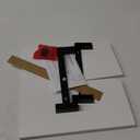 SRIWATANA Corner Shelf, Rustic Wood Wall Shelf Wall Mounted for Bedroom, Living Room, Kitchen, White