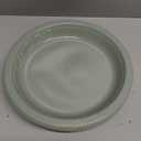 Dandat 36 Pcs Sage Green Plastic Plates 9 Inch Disposable Green Sage Supplies Round Dinner Dessert Plates for Birthday Wedding Bridal Shower Baby Shower Graduation Party