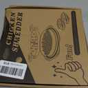 Chicken Shredder Large Tool Twist for Kitchen, Meat Shredder for Effortlessly Shredding Chicken and Vegetables, Anti-Slip Strip, Ergonomic Handle Shreds Chicken, Pork, Beef and More