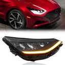 TODO Full LED Headlight Assembly for 2020 2021 2022 HYUNDAI SONATA, 92102-L1100, Right Passenger side