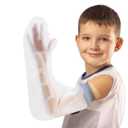 Waterproof Full Arm Cast Covers for Shower Kids - |Reusable Child Long Arm Cast Sleeve Bag Covers- Watertight Protection forWounded Elbow Wrist Hand Finger Forearm (Size:S)