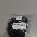 2PCS Messy Bun Hair Piece-Large Wavy Curly & Donut Updo Hair Pieces Set, Scrunchies Synthetic Chignon Ponytail Extensions Thick Updo for Women(Natural Black)