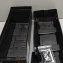 Camco Double Battery Box - Safely Stores RV, Automotive, and Marine Batteries - Features a Heavy-Duty Corrosion-Resilient Polymer Construction and Measures Inside 21-1/2" x 7-3/8" x 11-3/16" (55375)