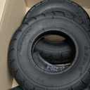 RUTU 2 Pack 2.50-4" 8.5" Replacement Tire + Inner Tube with TR87 Bent Valve Stem for Electric Wheelchairs Pneumatic Hand Truck Utility Cart Lawn Mowers Wheelbarrows Dollies Scooters