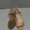 Athlefit Girls Sandals Open Toe Ankle Strap Low Heels Girl Dress Shoes For Toddler Little Big Kid Size 12