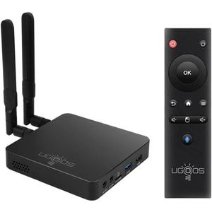 Ugoos AM6B Plus TV Box Amlogic S922X-J Android 9.0 DDR4 4GB RAM 32GB ROM WiFi6 1000M Ethernet USB 3.0 BT5.0 4K H.265 HDR TV Box