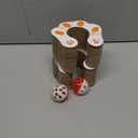 2-Pack Kitty Kurls Cat Scratcher – Foldable Magic Organ Cat Scratcher Board, Reversible Corrugated Cardboard Kitty Scratching Toy with 2 Bell Balls for Indoor Exercise