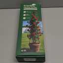 6 FT Obelisk Trellis for Climbing Plants Outdoor, 6FT Garden Trellis with Extra Thickened Plastic-Coated Metal Pipes, Garden Indoor Potted Plant Support, Climbing Support for Potted Plants (Black)