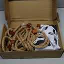 Giant Tic Tac Toe Outdoor Games, 4ft x 4ft Bean Bag Toss Outdoor for Kids, Giant Yard for Adults, Jumbo Large Wooden Tic Tac Toss, Backyard Lawn Camping Game (Black and White)