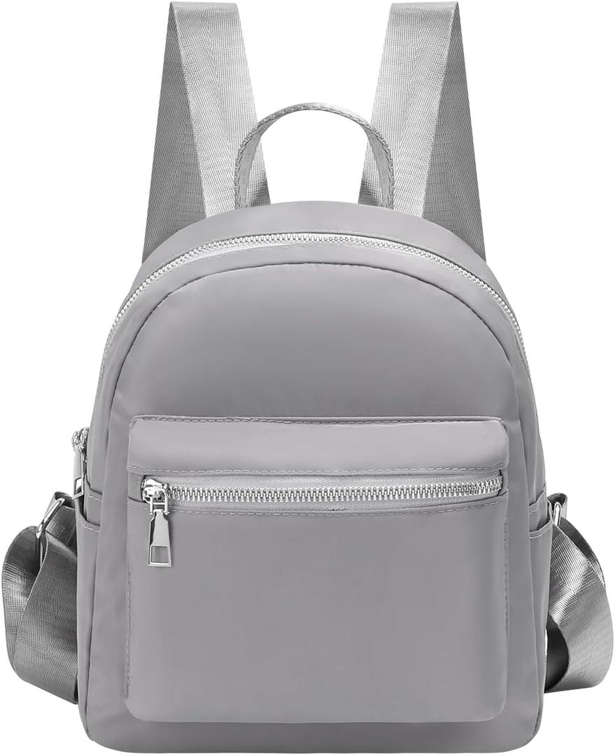 Etercycle Mini Backpack Purse for women, Small Backpack Purse, Shoulder Bag for Travel (Gray)