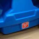 Step2 Side-by-Side Push Around SUV, 2-Seater Kids Push Car with Seat Belts, Dual Steering Wheels & Horns, Adjustable Canopy, Ages 18 months5 years, Max 100 lbs., Durable Plastic, Blue (Large)