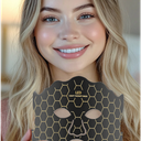 Yahi Red Light Photon Facial & Neck Mask with Remote Control, 7 Custom Modes with Infrared, Portable & Rechargeable with Timer for Home Use, 175 High-Density Light Beads, Black