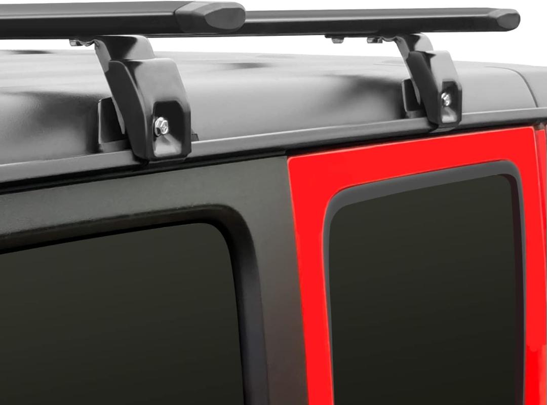Heavy Duty 330lb Roof Rack Cross Bars Compatible with Jeep Wrangler JK JL Gladiator JT 2007-2025, 2 & 4 Door Aluminum Crossbars Rooftop Cargo Bag Kayak Bike Carrier
