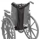 Oxygen Tank Holder for Wheelchair, Wheelchair Oxygen Tank Holder Adjustable Straps, Heavy Duty, Waterproof Fits Most Oxygen Cylinders (Black- Single)