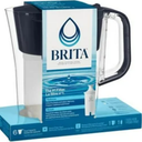 Brita Small 6 Cup Water Filter Pitcher, 1 BritaPlus Filter, Metro, Black (Package May Vary)
