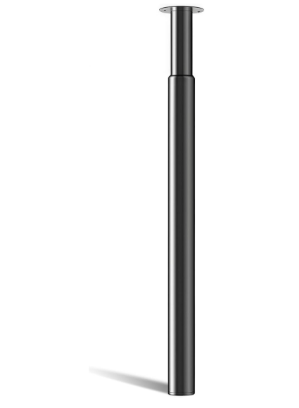 4pcs Adjustable Table Leg 28-43",Black Breakfast Bar & Worktop Support Leg 4Pc Heavy Duty Metal Steel Frame for Kitchen Countertop, Office Desk and Workbench