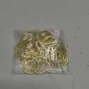 Hotop 30 Pcs Metal Drapery Curtain Rings 0.98/1.26/1.65 inch Interior Diameter and 30 Pcs Hanging Curtain Drapery Pin Hooks for Window Door Shower(Gold,32 mm)