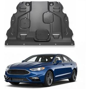 Front Engine Splash Shield Fit for 2015-2022 Ford Edge/Ford Fusion 2013-2019, Direct Replacement Engine Splash Guard,Engine Guard for Underbody Protection