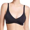 SHAPERX Wireless Scoop Bras for Women Small to Plus Size Everyday Bra with Removable Pads (Medium)