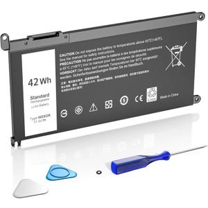 42WH WDX0R Battery Compatible with Dell Inspiron 13 15 5000 7000 Series 15 7573 7579 7560 7570 7569 5570 5567 5565 5568 5578 5579 5575 13 7368 7378 5368 5378 5379 17 5765 5767 5770 P66F P58F