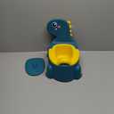 Potty Seat Baby Training Chair Boys Girls Toddler Dinosaur Comfortable children 1-5 years old Baby toilet Animal seat with lid back potty trainer (Blue)