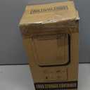 4 Pack Large Airtight Food Storage Containers with Lids (5.2L / 176oz), BPA Free Plastic Kitchen and Pantry Organization Contianers for Cereal Flour and Sugar Storage, Labels & Marker