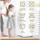 Color&Geometry High Pile White Bathroom Rugs 16"x24", Small- Upgrade Your Washroom with Soft Bath Mat- Plush, Non Slip, Absorbent, Washable Microfiber Shower Rug/Carpet for Outside Tub