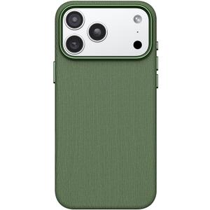 for iPhone 17 Pro Max TechWoven Case with MagSafe 2025,17 Pro Max Phone Case Shockproof Anti-Slip TechWoven Premium Woven Fabric Cover for 17 ProMax 6.9", Green